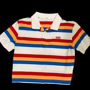 Vans striped Crop top